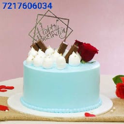 Birthday Kitkat Rose Cake