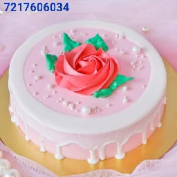 Strawberry Rose Cake