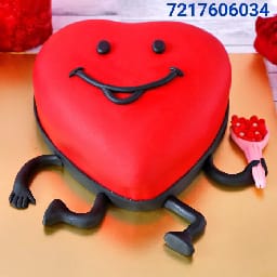 Heart Smile Cake