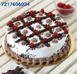 Black Forest Round Box Cake