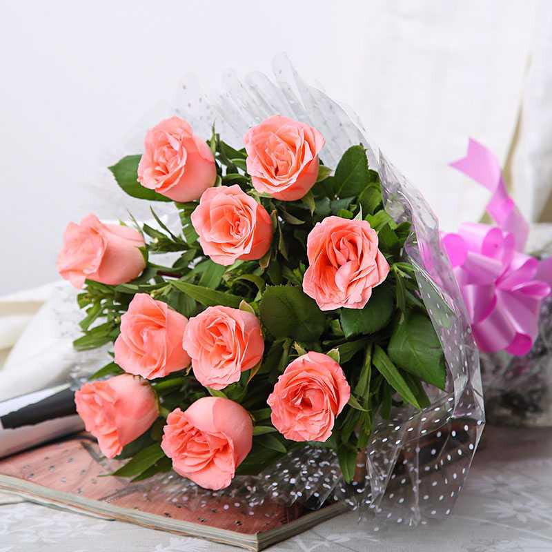 10 Pink Rose