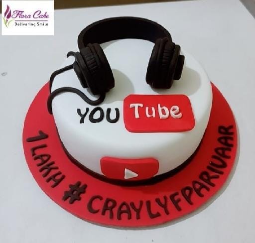 You Tube Customized Cake