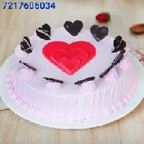 Strawberry Floating Cake