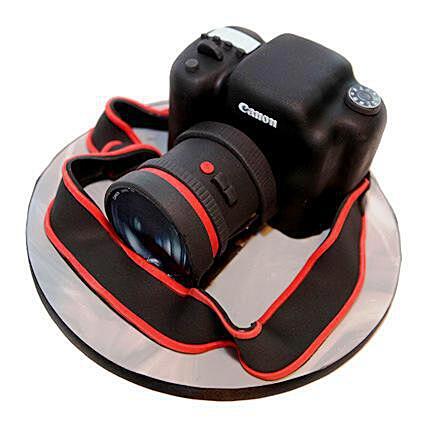 Camera Fondant Cake