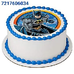 Batman F Photo Cake