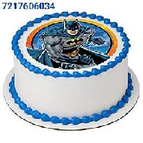 Batman F Photo Cake