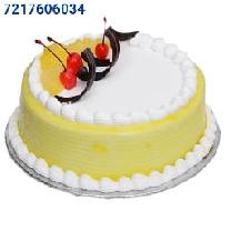 Half Kg Pineapple Cake P