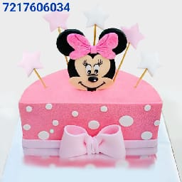 Mickey Mouse Half & Half Cake