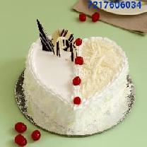Love White Forest Cake