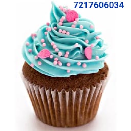 Blue Cup Cake