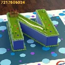 N Shape Cake
