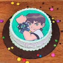 Ben 10 Photo F Cake