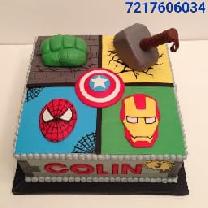 Avengers Theme 1 Cakes