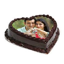 Chocolate Photo Love Cake