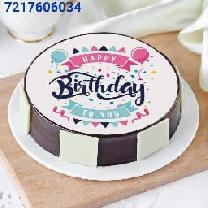 Happy Birthday Photo Cake
