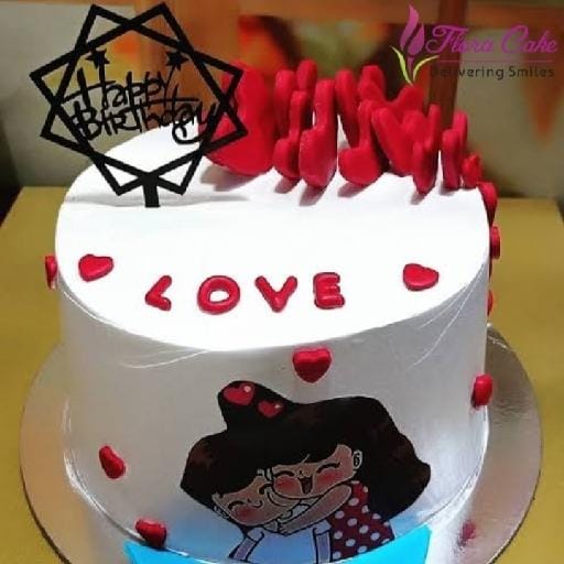 Customize Girlfriend Cake