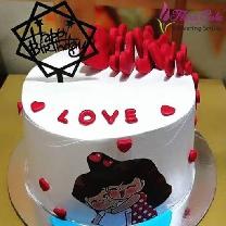 Customize Girlfriend Cake