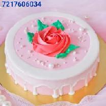Strawberry Rose Cake