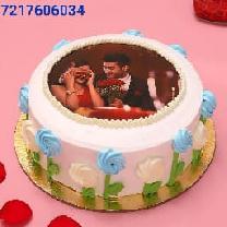 Anniversary Photo Cake
