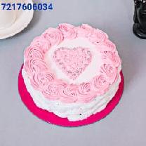 Vanilla Heart Cake