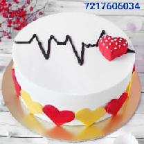 Loving Heart LC Cake
