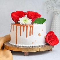Butterscotch Loving Anniversary Cake